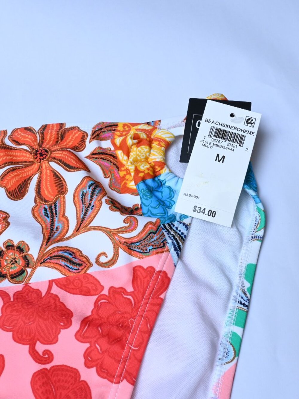 Bar III Beachside O-Ring Bikini Top & Ring-Side High-Leg Bikini Size M NWTS - Picture 2 of 9